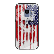 Load image into Gallery viewer, USA Flag Skull Samsung Galaxy S9 Case
