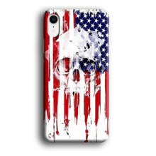 Load image into Gallery viewer, USA Flag Skull iPhone XR Case