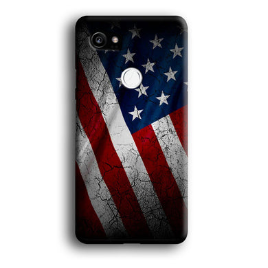 USA Flag 001 Google Pixel 2 XL 3D Case