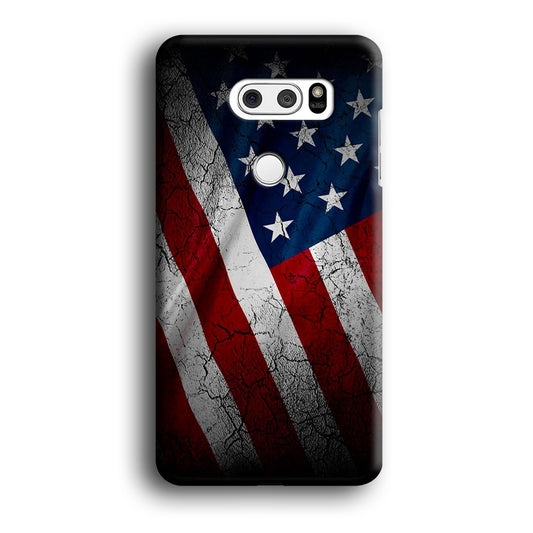 USA Flag 001 LG V30 3D Case