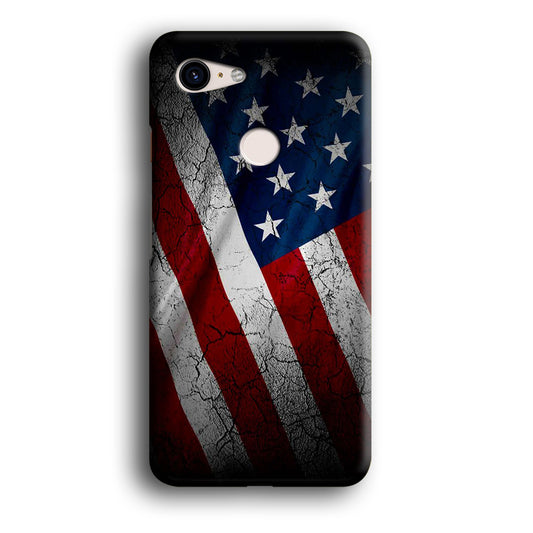 USA Flag 001 Google Pixel 3 3D Case