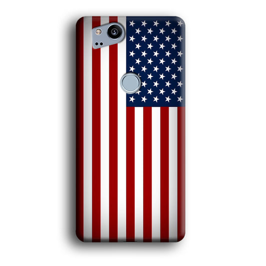 USA Flag 003 Google Pixel 2 3D Case