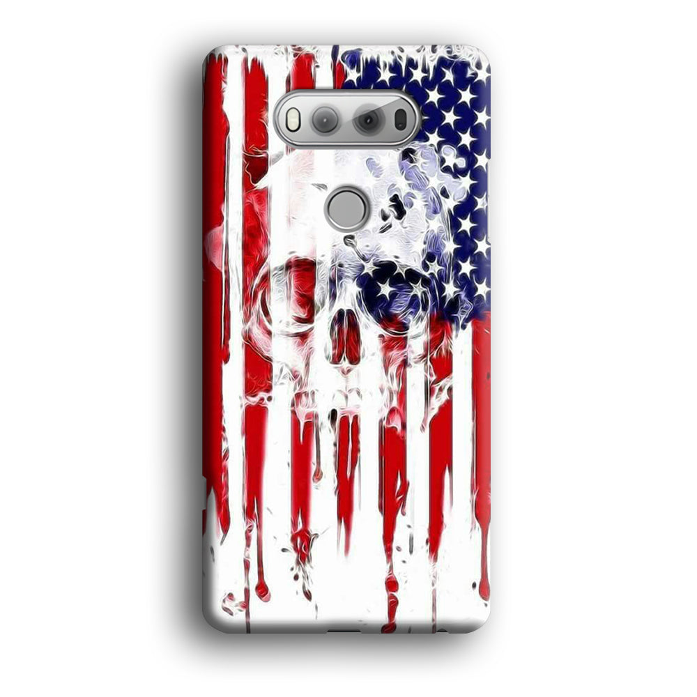 USA Flag Skull LG V20 3D Case