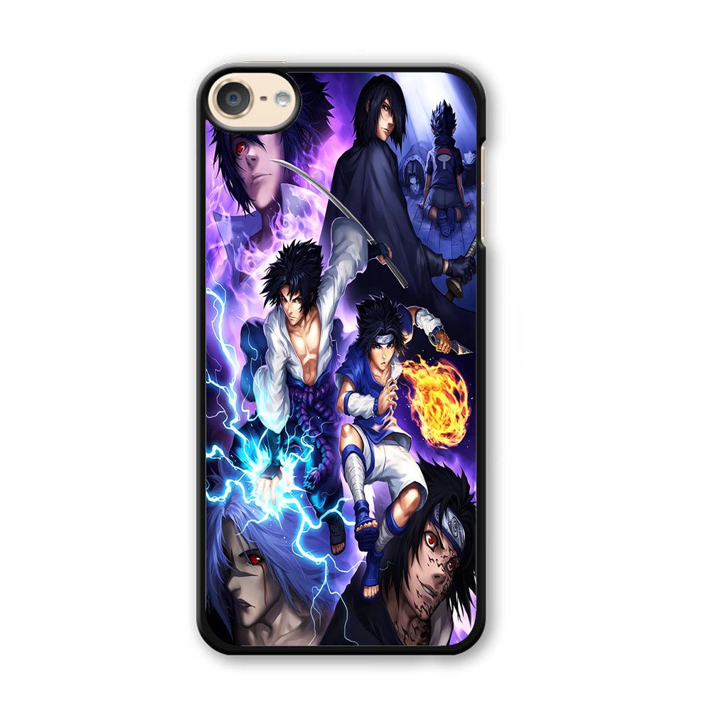 Uchiha Sasuke Transformation iPod Touch 6 Case-Plastic / White (2D Case)-Xtracase