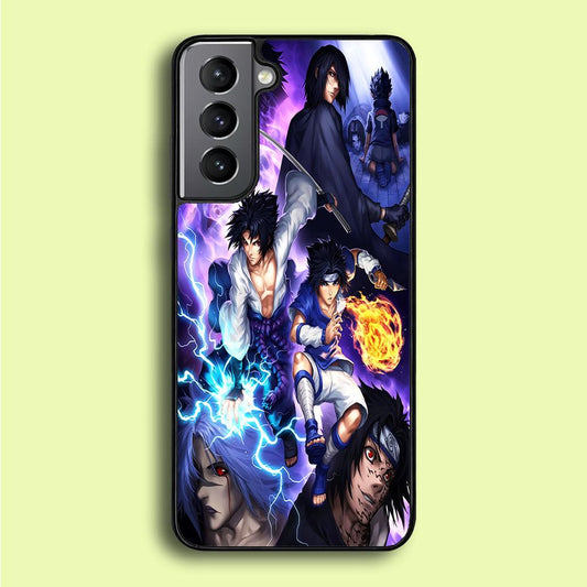 Uchiha Sasuke Transformation Samsung Galaxy A16 Case-Rubber / Black (2D Case)-Xtracase