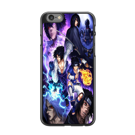 Uchiha Sasuke Transformation iPhone 6 | 6s Case-Rubber / Black (2D Case)-Xtracase