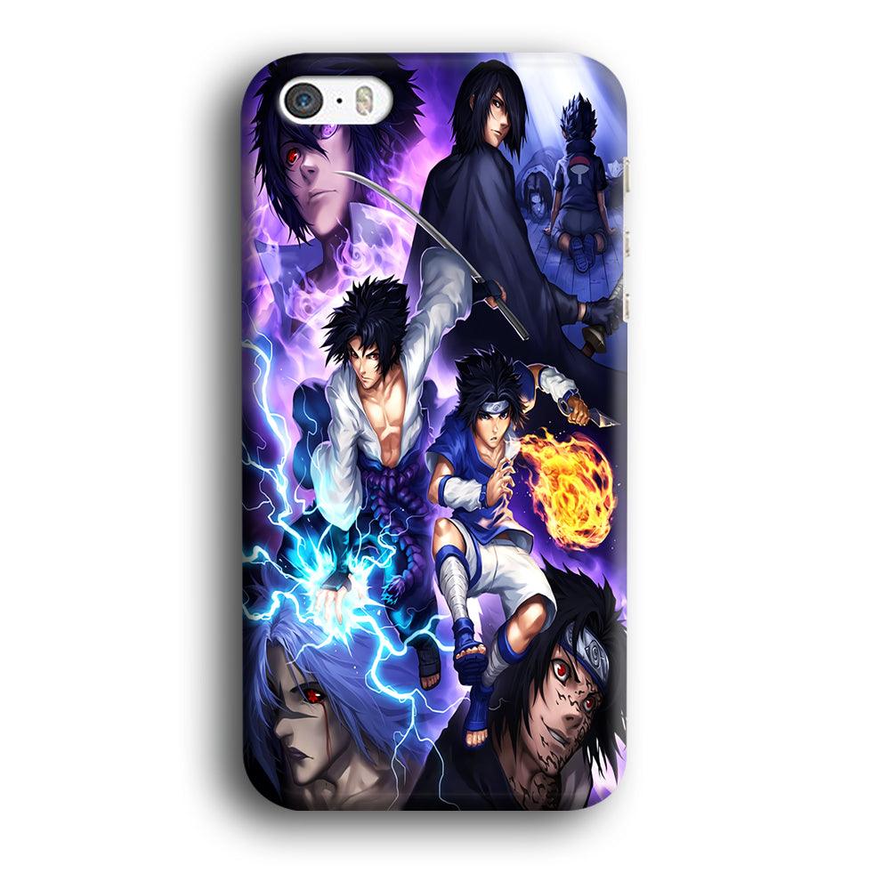 Uchiha Sasuke Transformation iPhone 5 | 5s Case-Plastic / Full Wrap (3D Case)-Xtracase