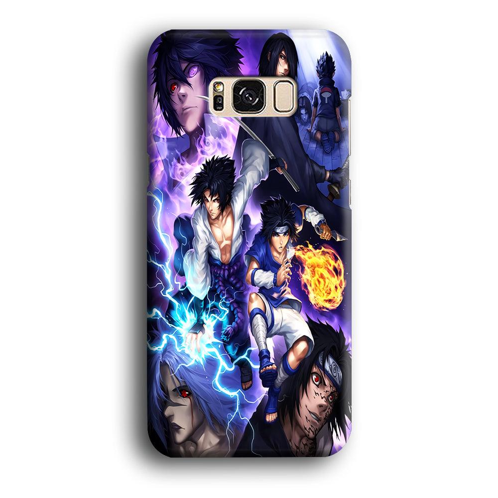 Uchiha Sasuke Transformation Samsung Galaxy S8 Case-Plastic / Full Wrap (3D Case)-Xtracase