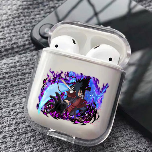 Uchiha Madara Hard Plastic Protective Clear Case Cover For Apple Airpods