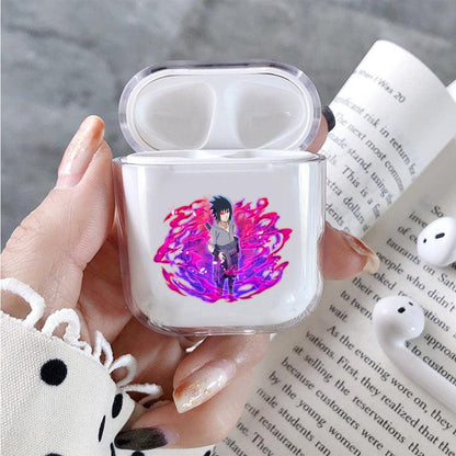 Uchiha Sasuke Protective Clear Case Cover For Apple Airpods-Xtracase