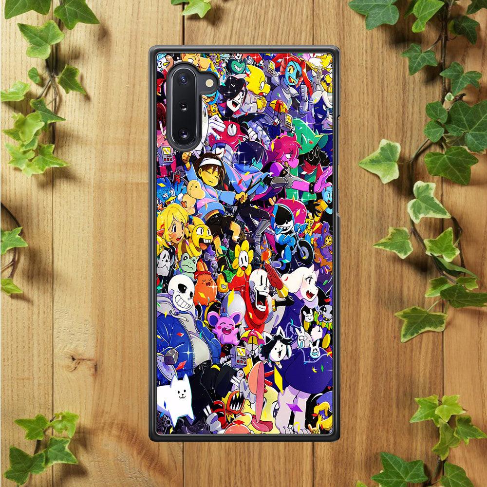 Undertale All Character Samsung Galaxy Note 10 Case-Plastic / Full Wrap (3D Case)-Xtracase