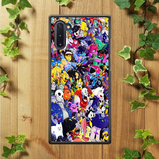 Undertale All Character Samsung Galaxy Note 10 Case-Plastic / Full Wrap (3D Case)-Xtracase
