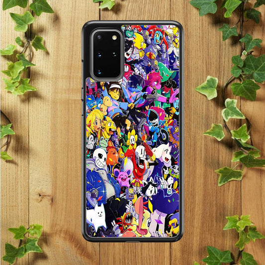 Undertale All Character Samsung Galaxy S20 Plus Case-Plastic / Full Wrap (3D Case)-Xtracase