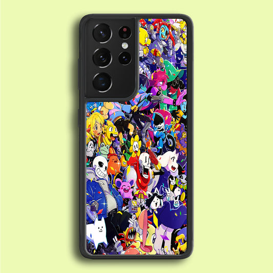 Undertale All Character Samsung Galaxy S21 Ultra Case