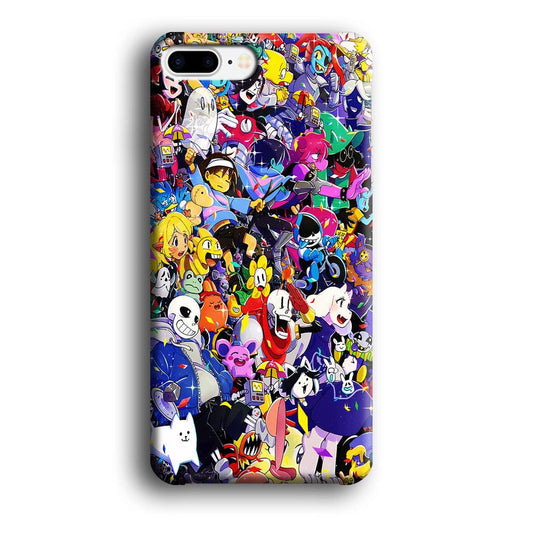 Undertale All Character iPhone 8 Plus Case-Plastic / Full Wrap (3D Case)-Xtracase