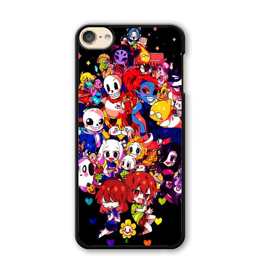Undertale Black iPod Touch 6 Case-Plastic / Black (2D Case)-Xtracase