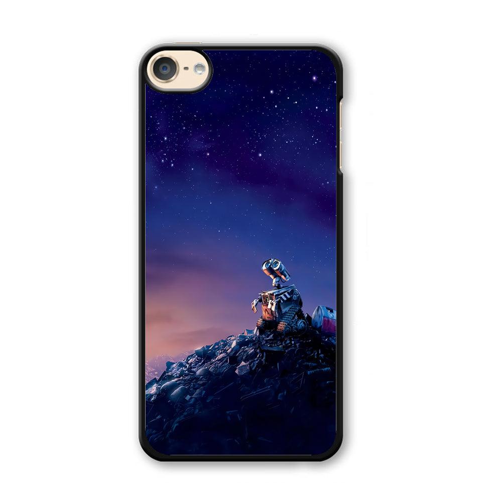 Wall-e Looks Up at The Sky iPod Touch 6 Case-Plastic / Full Wrap (3D Case)-Xtracase