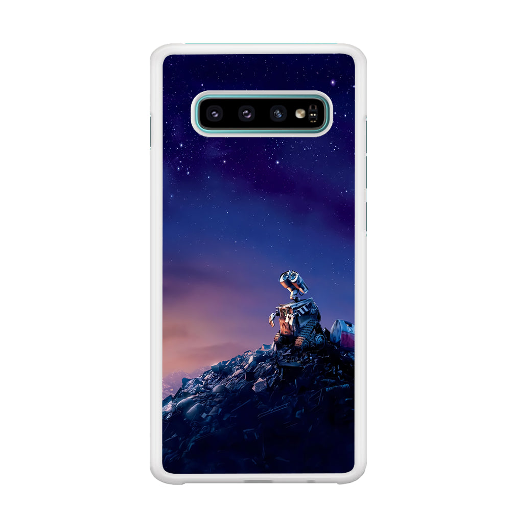 Wall-e Looks Up at The Sky Samsung Galaxy S10 Plus Case