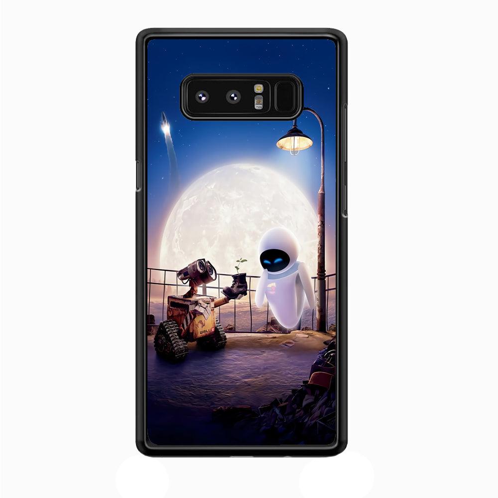 Wall-e With The Couple Samsung Galaxy Note 8 Case-Plastic / Full Wrap (3D Case)-Xtracase