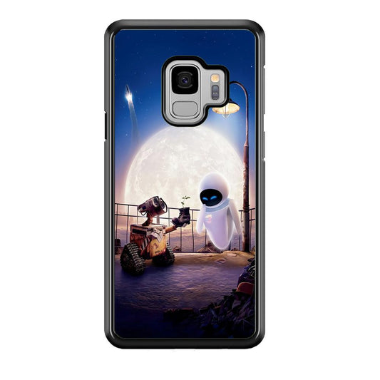 Wall-e With The Couple Samsung Galaxy S9 Case-Plastic / Full Wrap (3D Case)-Xtracase