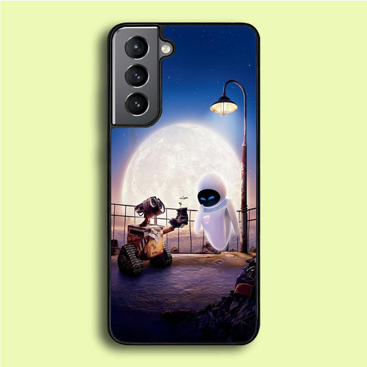 Wall-e With The Coupley Samsung Galaxy S21 Plus Case-Rubber / White (2D Case)-Xtracase
