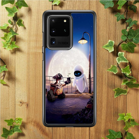 Wall-e With The Couple Samsung Galaxy S20 Ultra Case-Plastic / Full Wrap (3D Case)-Xtracase