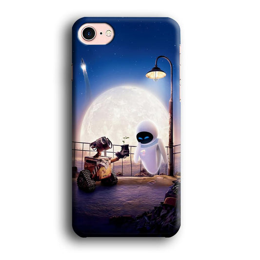 Wall-e With The Couple iPhone SE 2020 Case-Plastic / Full Wrap (3D Case)-Xtracase