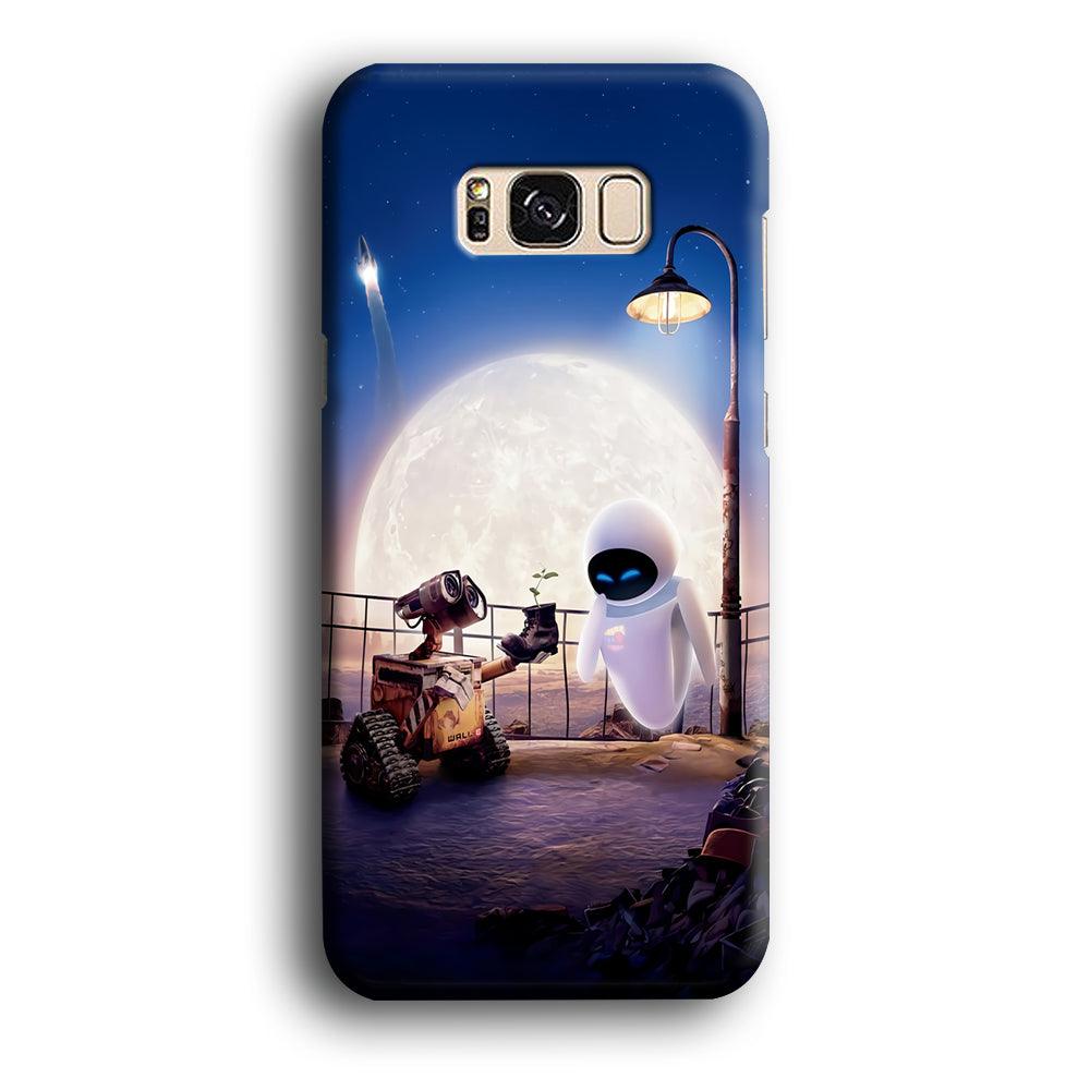 Wall-e With The Couple Samsung Galaxy S8 Case-Plastic / Full Wrap (3D Case)-Xtracase