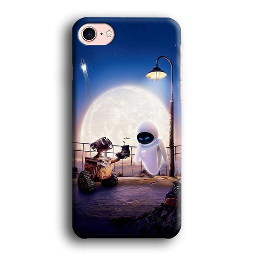 Wall-e With The Couple iPhone 7 Case-Plastic / Full Wrap (3D Case)-Xtracase