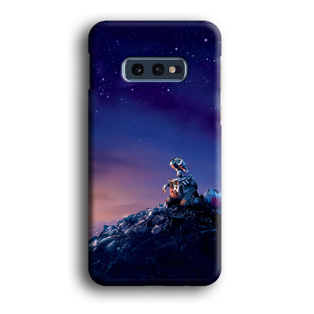 Wall-e Looks Up at The Sky Samsung Galaxy S10E Case