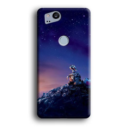 Wall-e Looks Up at The Sky Google Pixel 2 3D Case