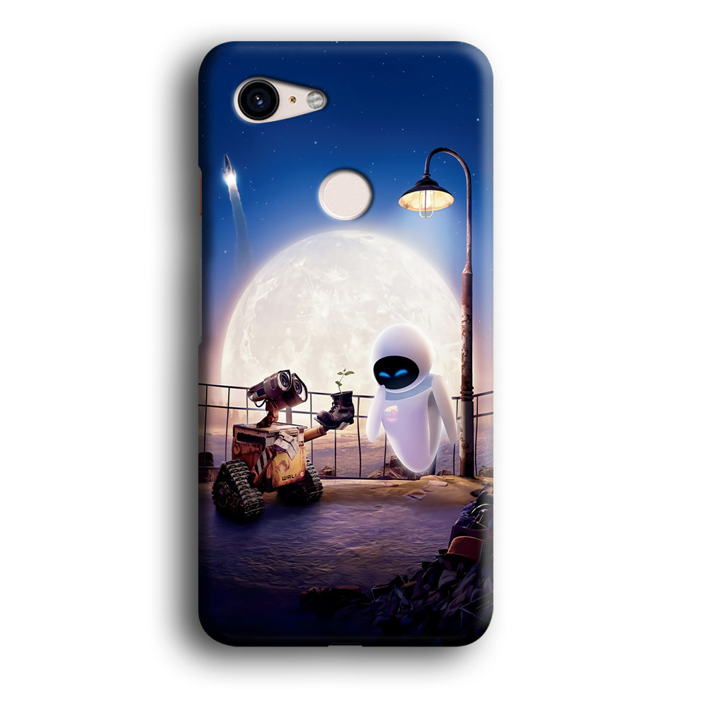 Wall-e With The Couple Google Pixel 3 3D Case