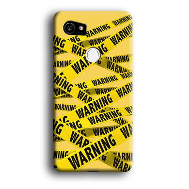 Warning Line Yellow Google Pixel 2 XL 3D Case