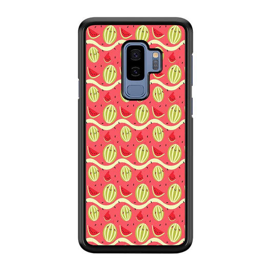Watermelon Pattern Red Samsung Galaxy S9 Plus Case-Plastic / Full Wrap (3D Case)-Xtracase