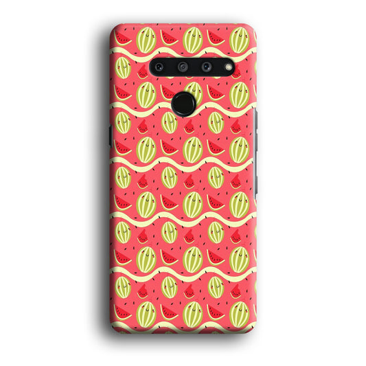 Watermelon Pattern Red LG V50 3D Case