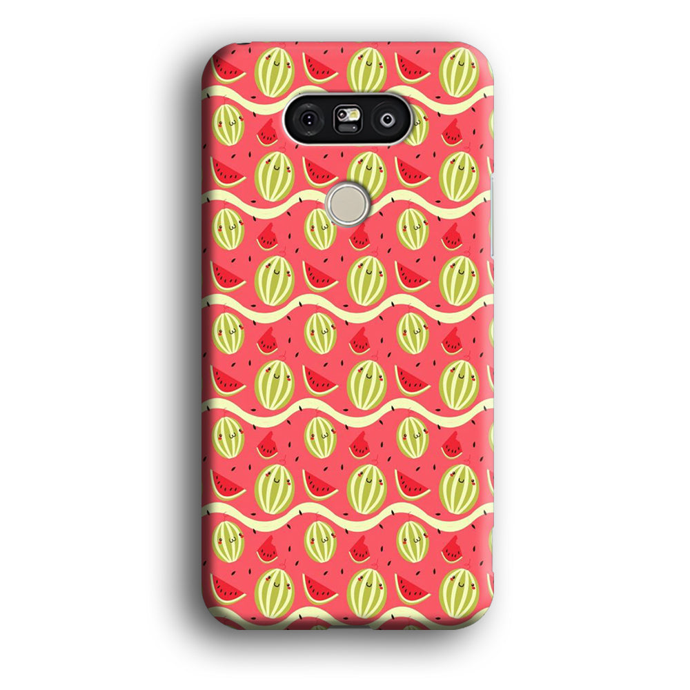Watermelon Pattern Red LG G5 3D Case
