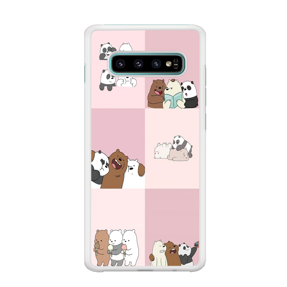 We Bare Bear Daily Life Samsung Galaxy S10 Plus Case