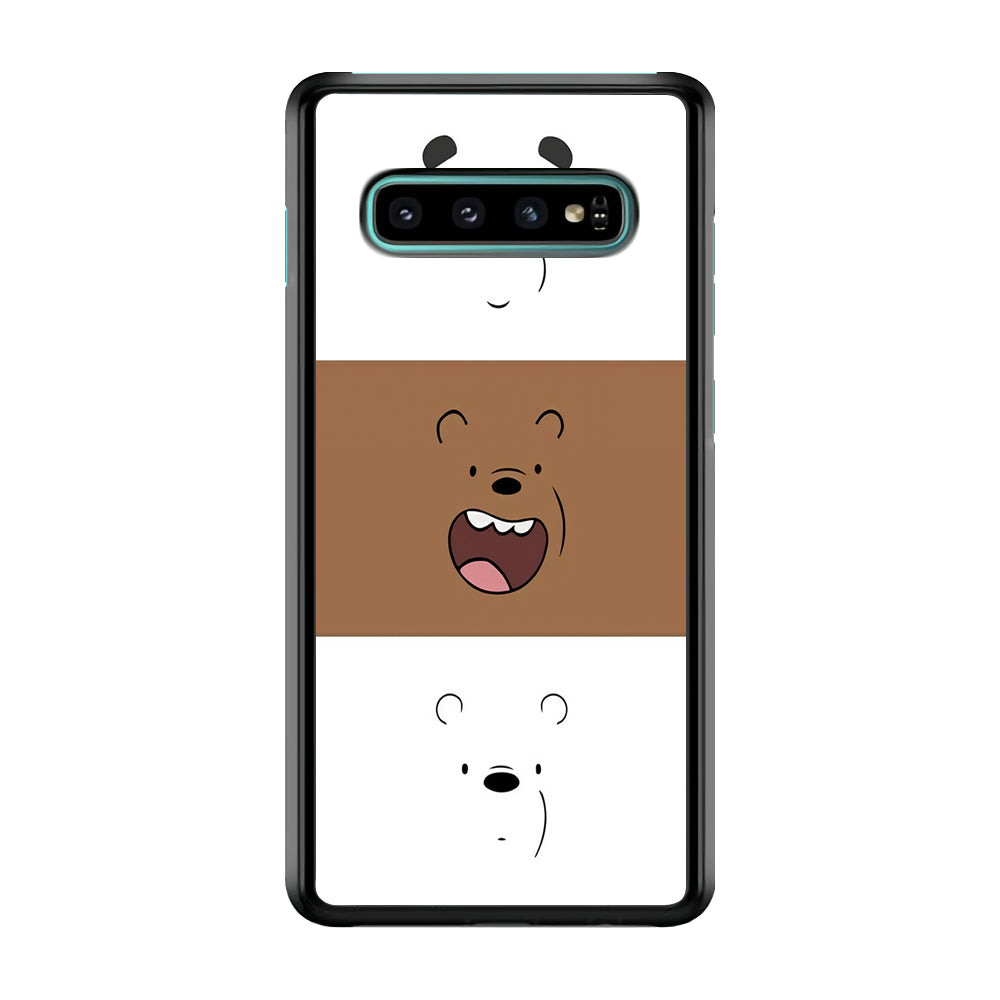 We Bare Bear Face Samsung Galaxy S10 Plus Case