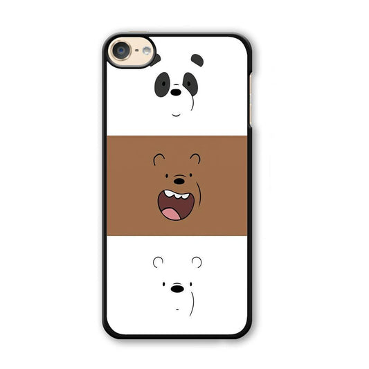 We Bare Bear Face iPod Touch 6 Case-Plastic / Full Wrap (3D Case)-Xtracase