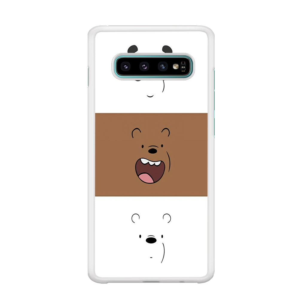 We Bare Bear Face Samsung Galaxy S10 Plus Case