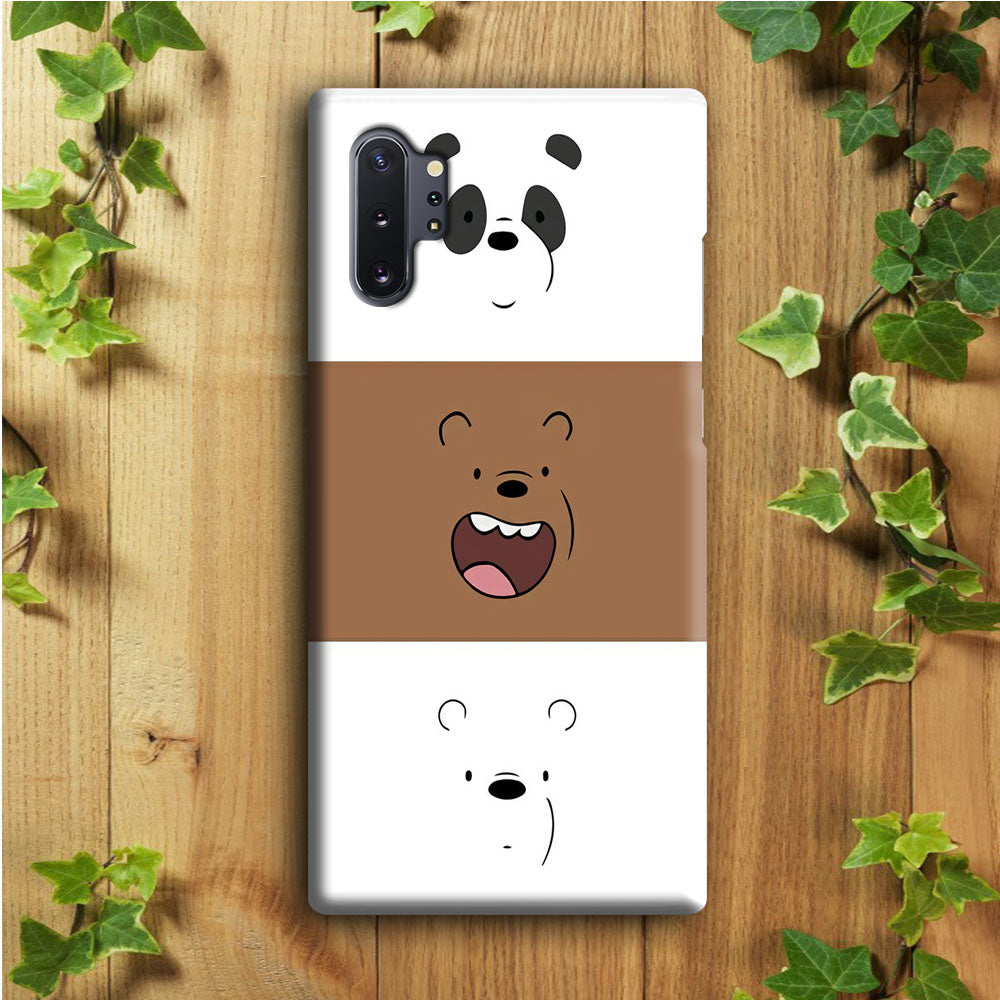 We Bare Bear Face Samsung Galaxy Note 10 Plus Case