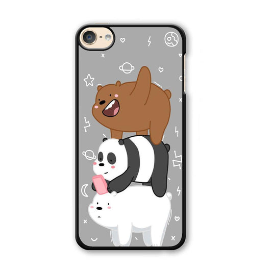 We Bare Bear Overlap iPod Touch 6 Case-Plastic / Full Wrap (3D Case)-Xtracase