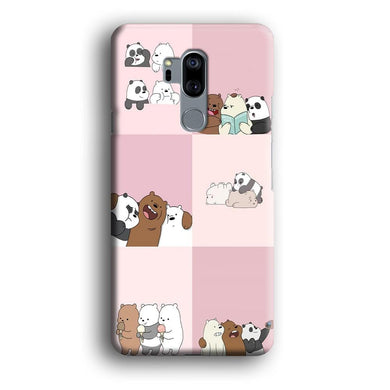We Bare Bear Daily LifeL G G7 ThinQ 3D Case