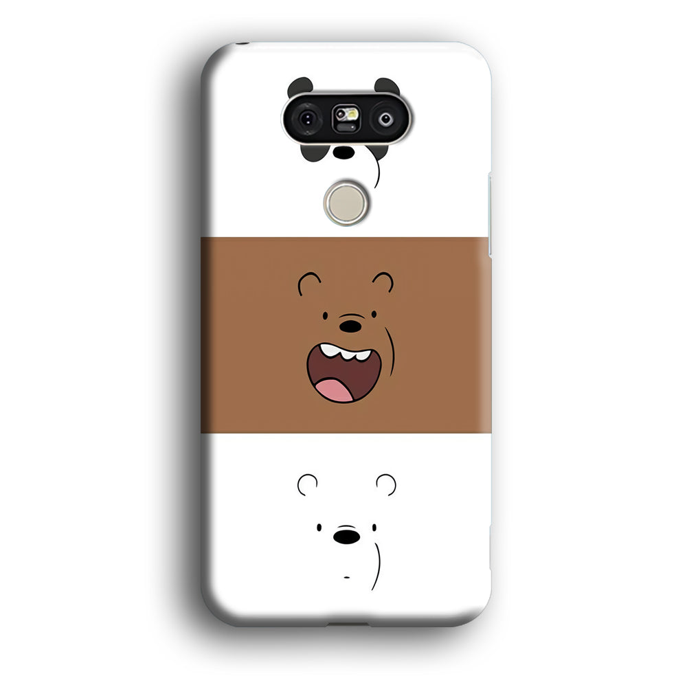 We Bare Bear Face LG G5 3D Case