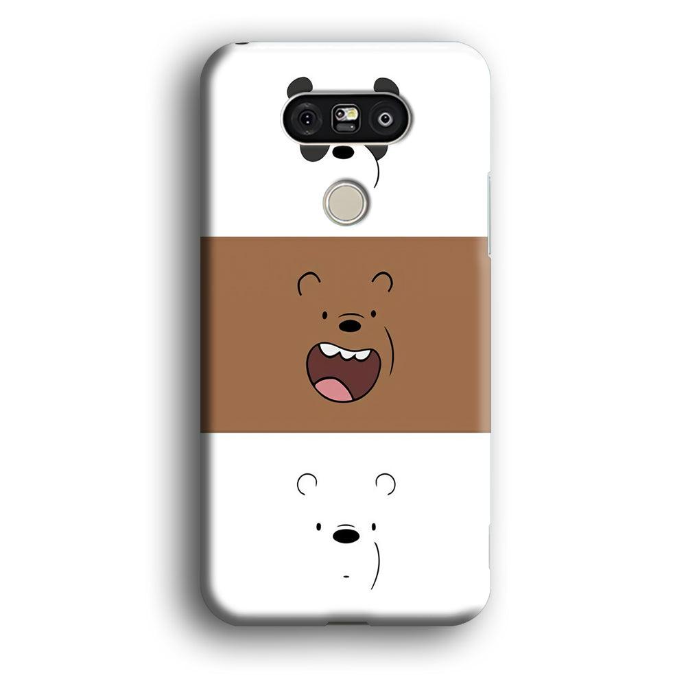 We Bare Bear Face LG G5 3D Case-Xtracase