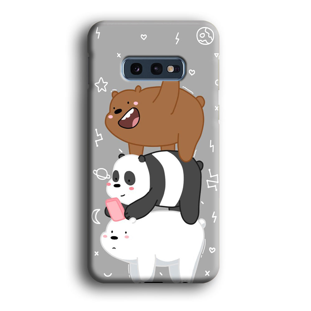 We Bare Bear Overlap Samsung Galaxy S10E Case