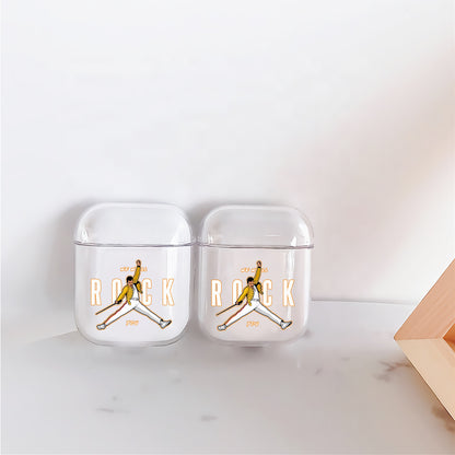 We Will Rock You  Hard Plastic Protective Clear Case Cover For Apple Airpods