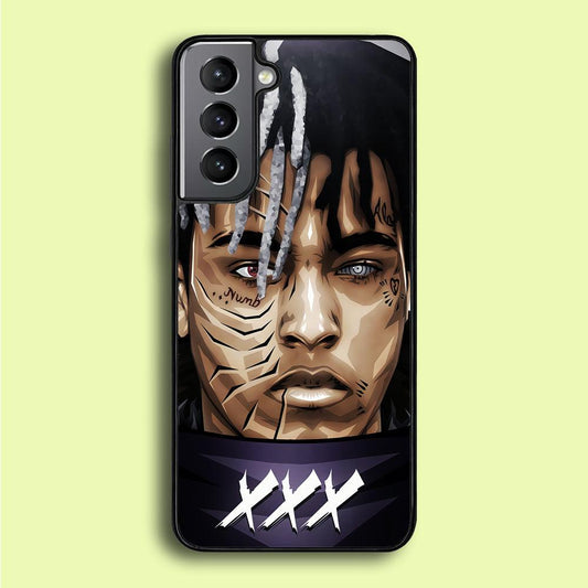XXXTentacion Anime Akatsuki Samsung Galaxy A16 Case-Rubber / White (2D Case)-Xtracase
