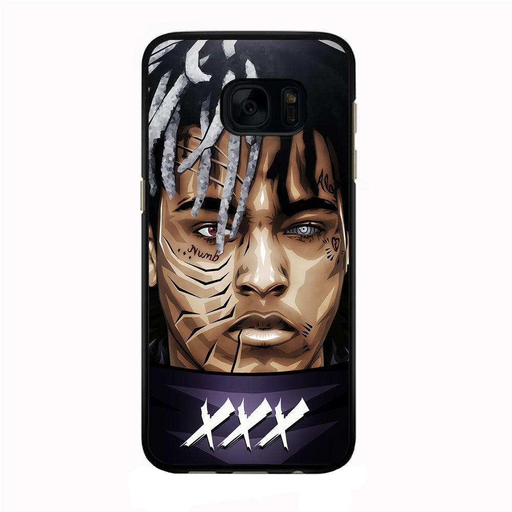 XXXTentacion Anime Akatsuki Samsung Galaxy S7 Edge Case-Rubber / Black (2D Case)-Xtracase