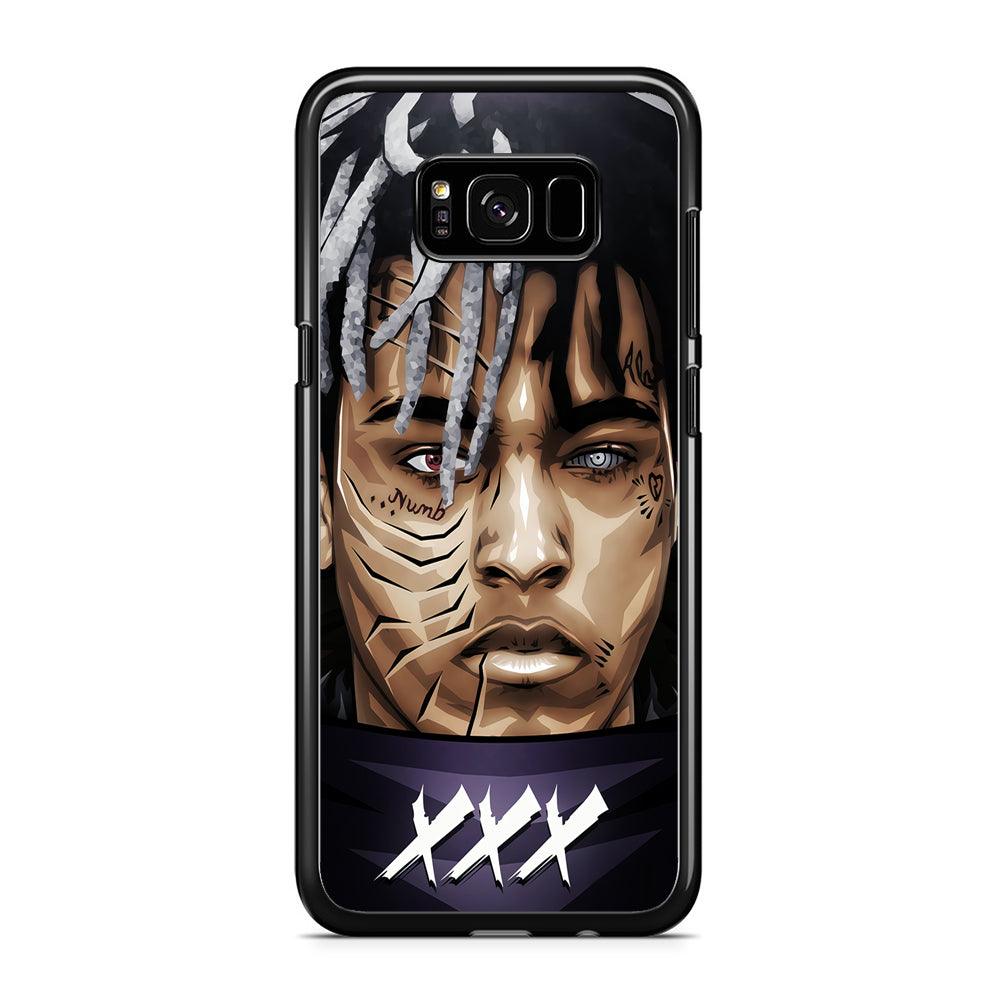 XXXTentacion Anime Akatsuki Samsung Galaxy S8 Case-Rubber / Black (2D Case)-Xtracase